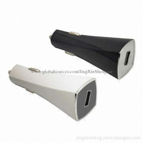 Car charger adapter, double USB socket, charge iPhone & iPad the same time